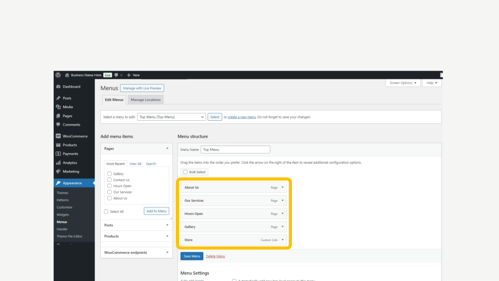 updating menu pricing - caterease support Images High... updating-website-pro-plus-menu - Fectiv